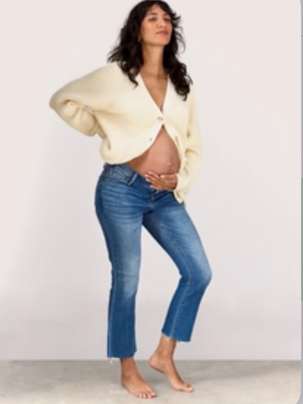 Hatch the Crop Maternity Jeans